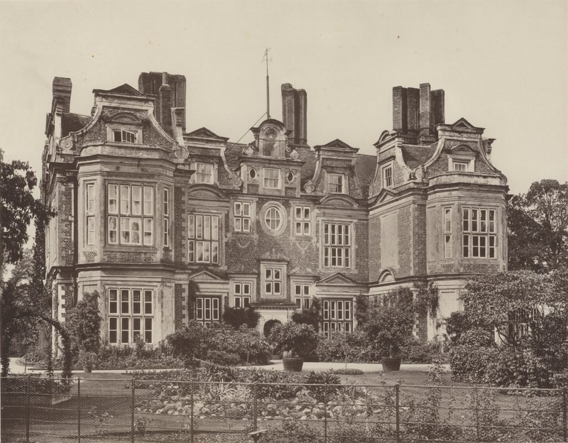 Swateley Hall, Uxbridge, the Garden Front by Charles Latham