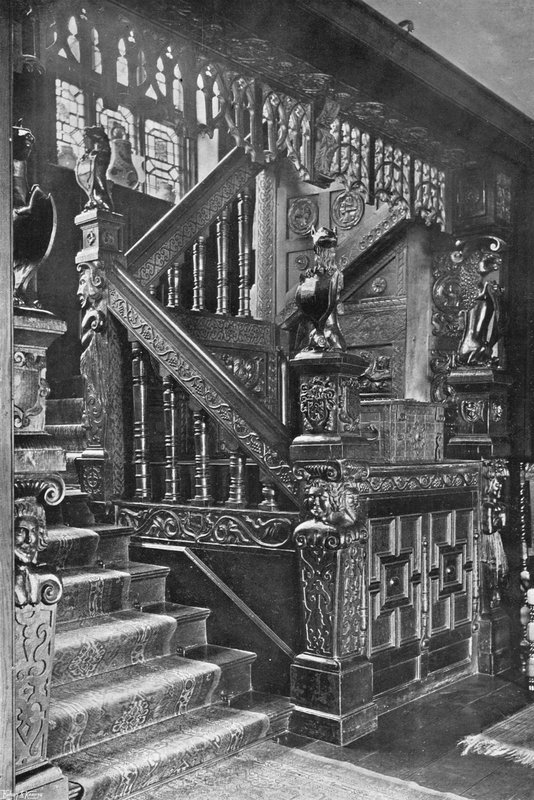 The Carved Stairway, 1628 by Charles Latham