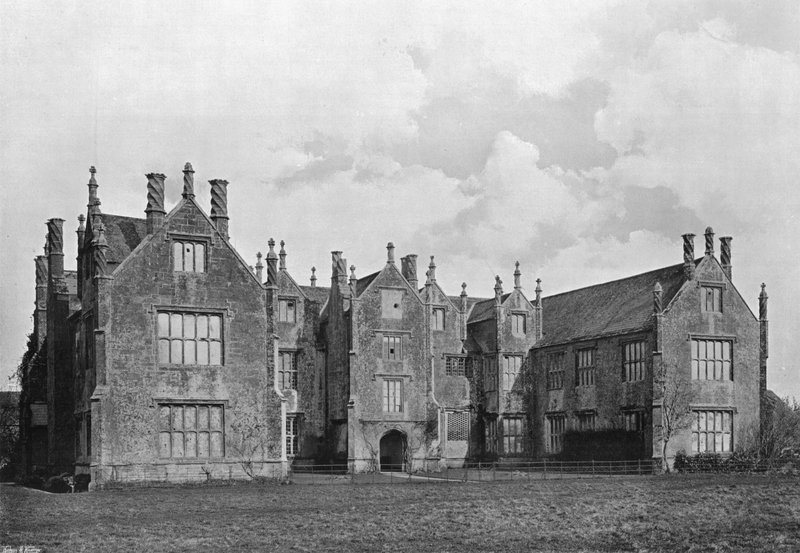 The Entrance Front, Barrington Court, Somerset by Charles Latham