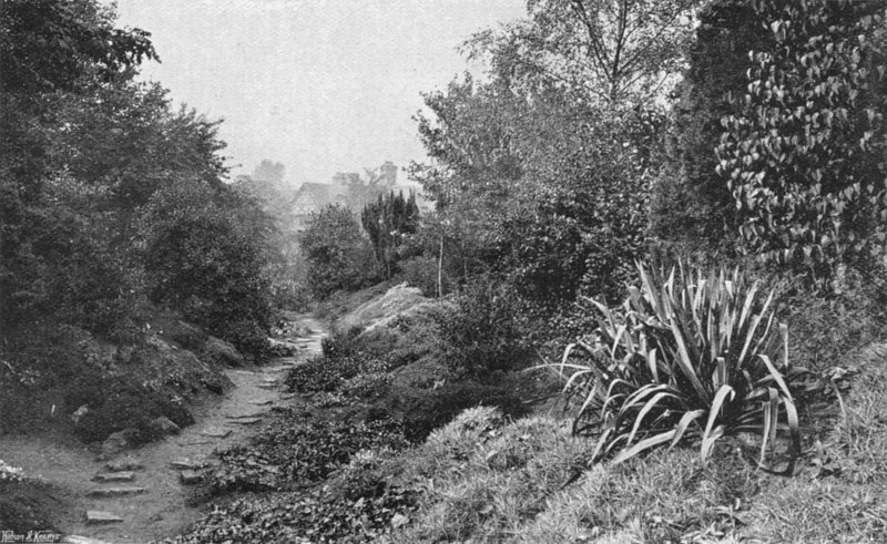 The Manor from the East by Charles Latham