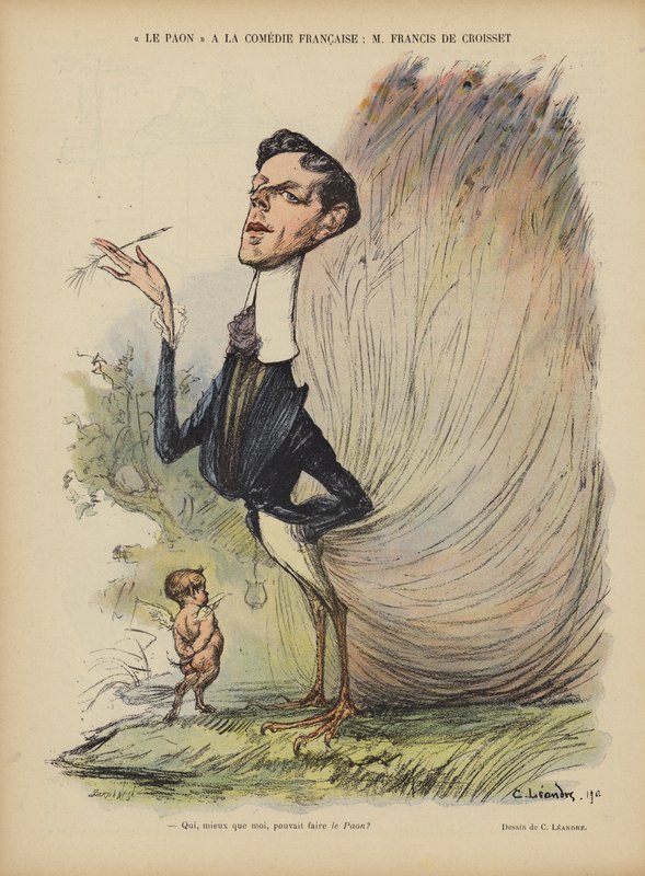 Francis de Croisset, French Playwright, Novelist and Librettist by Charles Leandre