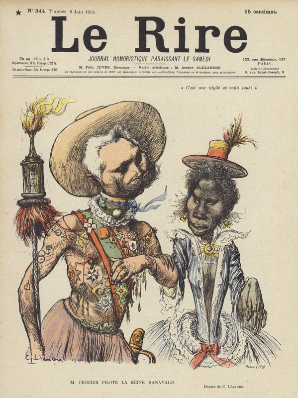 Illustration for Le Rire by Charles Leandre