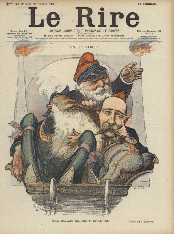 Illustration for Le Rire by Charles Leandre
