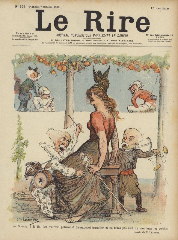 Illustration for Le Rire by Charles Leandre