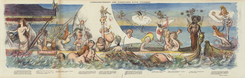 Illustration for Le Rire by Charles Leandre