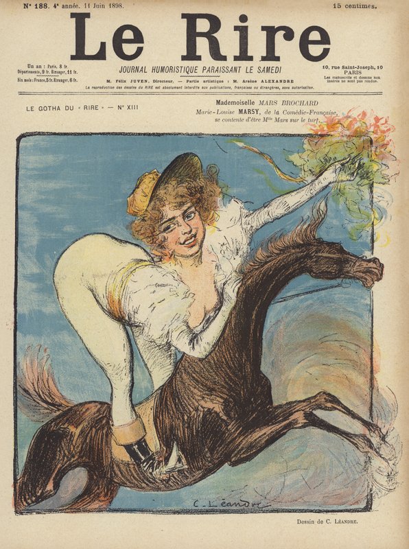 Illustration for Le Rire by Charles Leandre