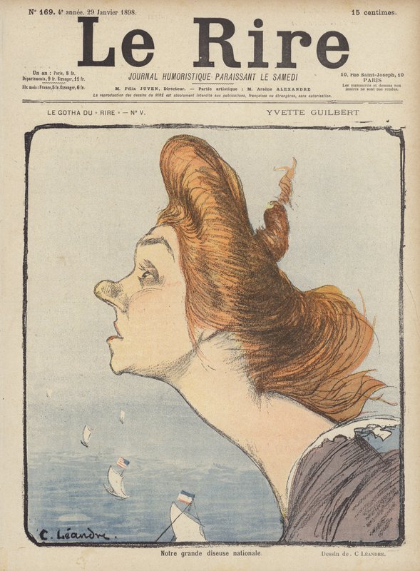 Illustration for Le Rire by Charles Leandre
