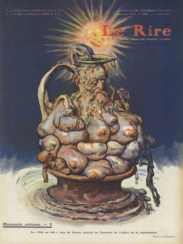Illustration for Le Rire by Charles Leandre