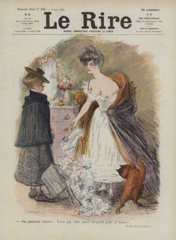 Illustration for Le Rire by Charles Leandre