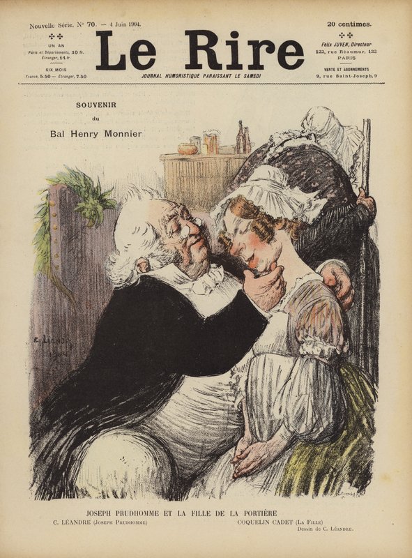 Illustration for Le Rire by Charles Leandre