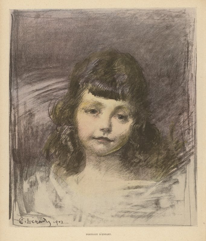 Portrait of a Child by Charles Leandre