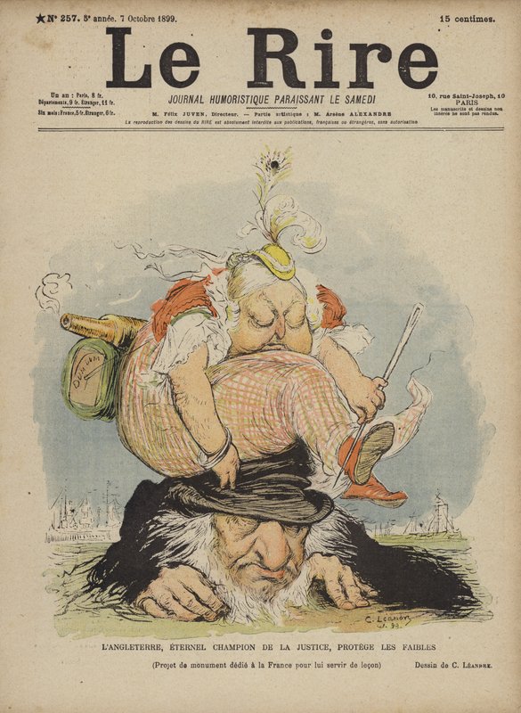 Queen Victoria, Illustration for Le Rire by Charles Leandre