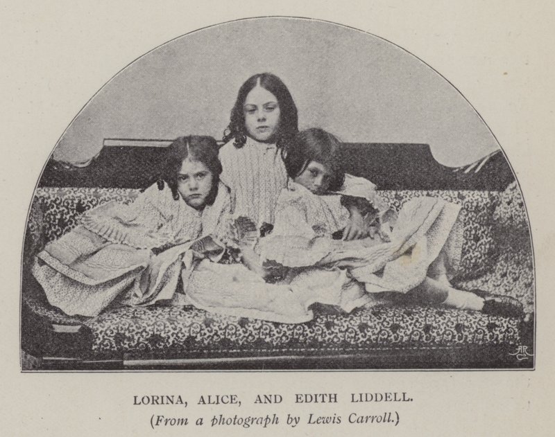 Lorina, Alice, and Edith Liddell by Charles Lutwidge Dodgson