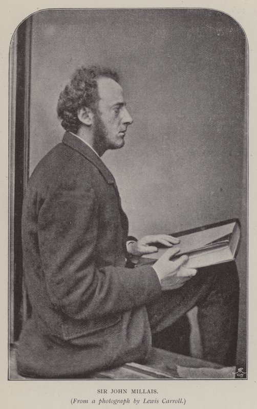 Sir John Millais by Charles Lutwidge Dodgson