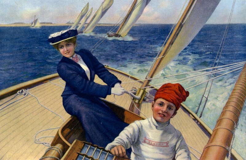 The Winning Yacht by Charles Murray (after) Padday