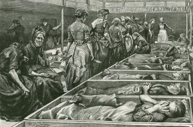 A Salvation Army Shelter for Women in Whitechapel by Charles Paul Renouard