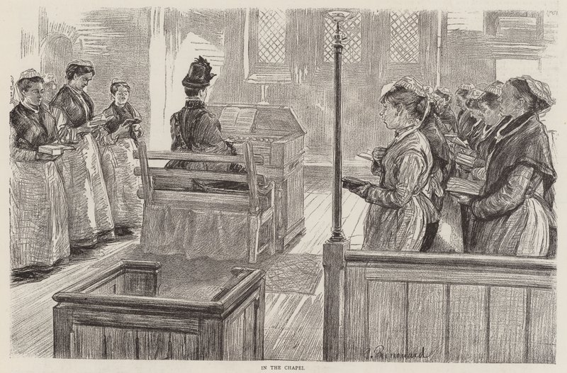 Female Convict Life at Woking by Charles Paul Renouard