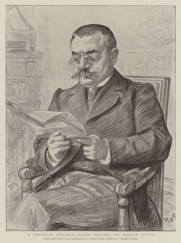 M. Theophile Delcasse, French Minister for Foreign Affairs by Charles Paul Renouard