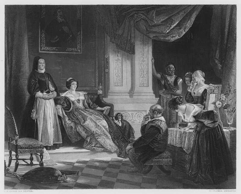 Sancho and the Duchess, from the picture in the Vernon Gallery by Charles Robert (after) Leslie