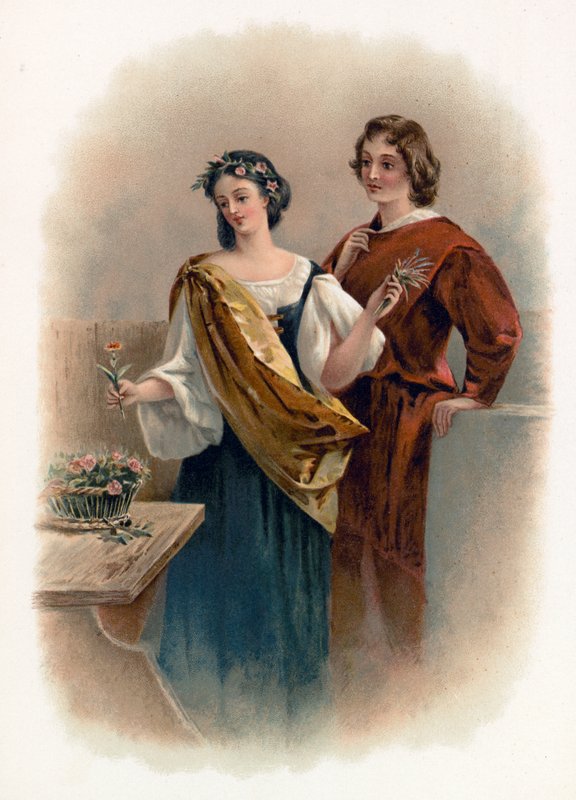 Florizel and Perdita from the Winter