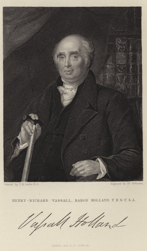 Henry Richard Fox by Charles Robert Leslie