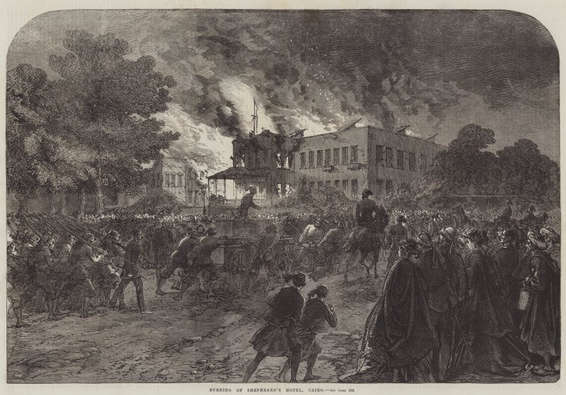 Burning of Shepheard