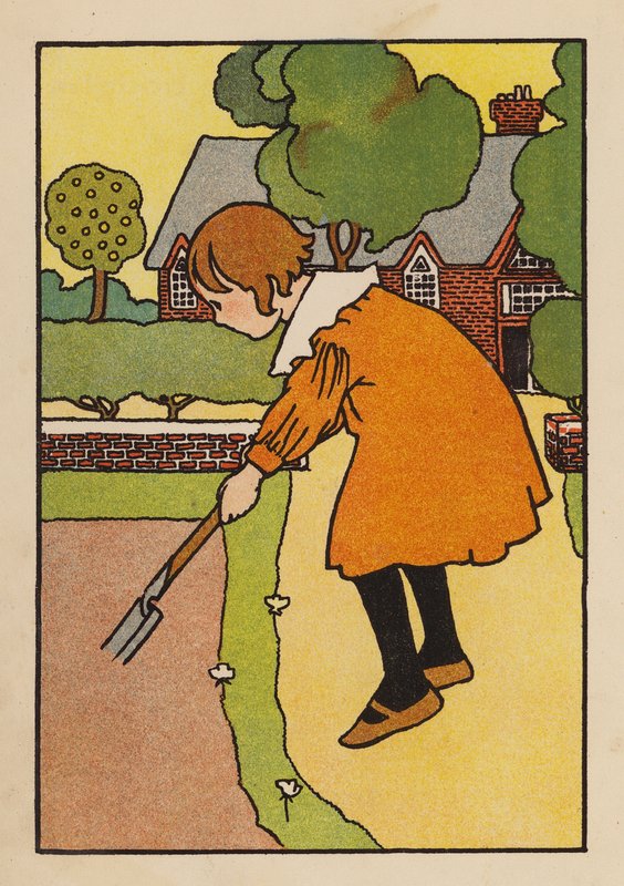 Illustration for Babes and Birds by Charles Robinson