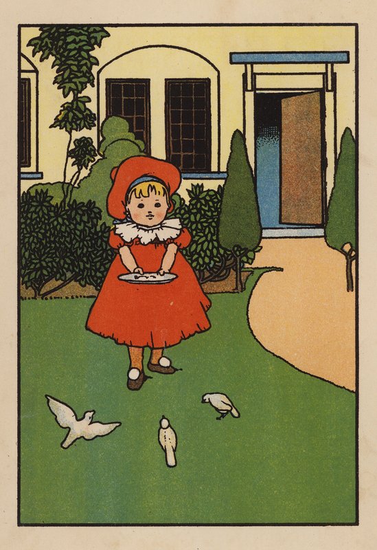 Illustration for Babes and Birds by Charles Robinson