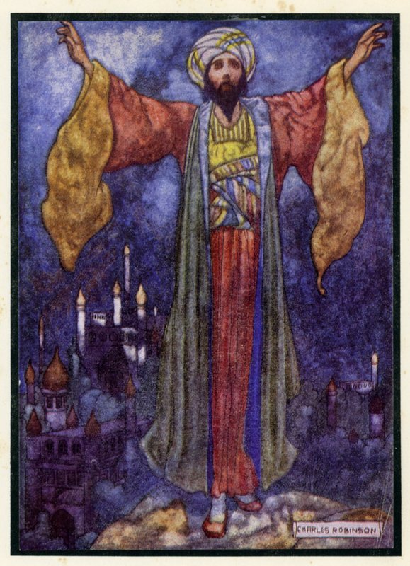 Illustration for The Rubaiyat of Omar Khayyam by Charles Robinson