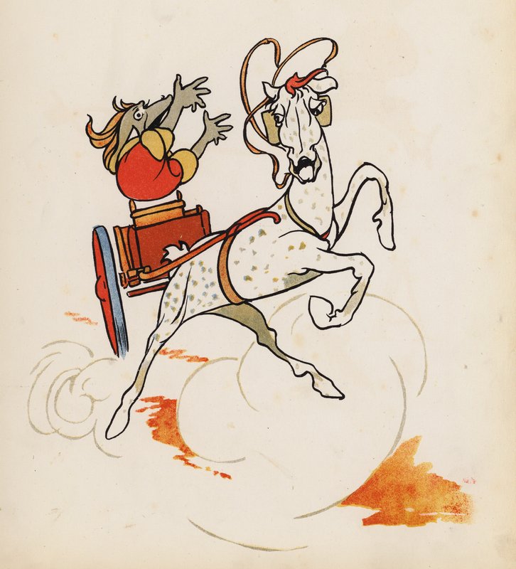 Nonsense: Horse-drawn jig in an accident by Charles Robinson