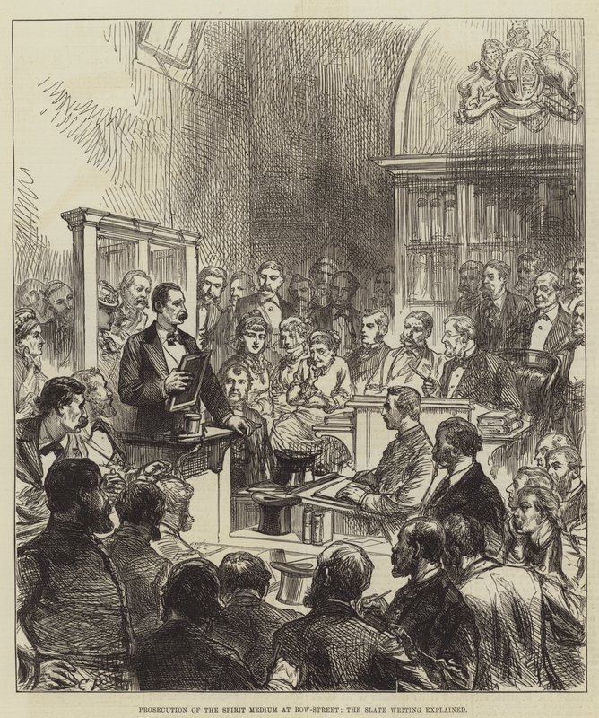 Prosecution of the Spirit Medium at Bow-Street, the Slate Writing explained by Sir John Charles Robinson