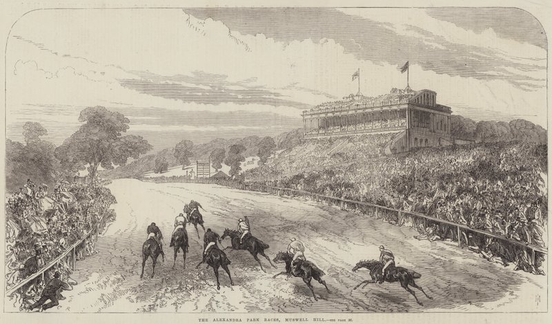 The Alexandra Park Races, Muswell Hill by Sir John Charles Robinson