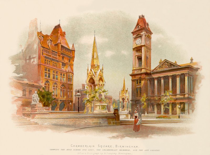 Chamberlain Square, Birmingham by Charles Wilkinson