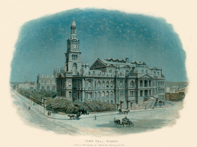 Town hall, Sydney by Charles Wilkinson