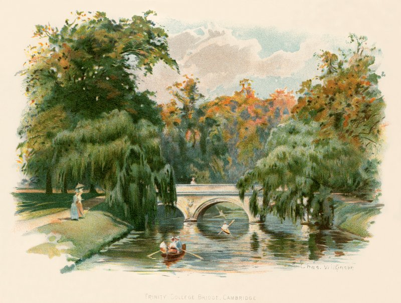 Trinity College bridge, Cambridge by Charles Wilkinson