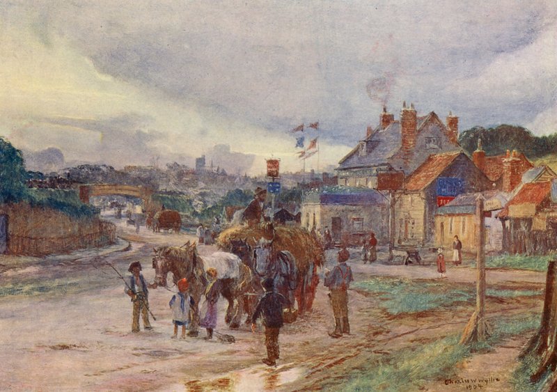High Barnet, from the Foot of Barnet Hill by Charles William Wyllie
