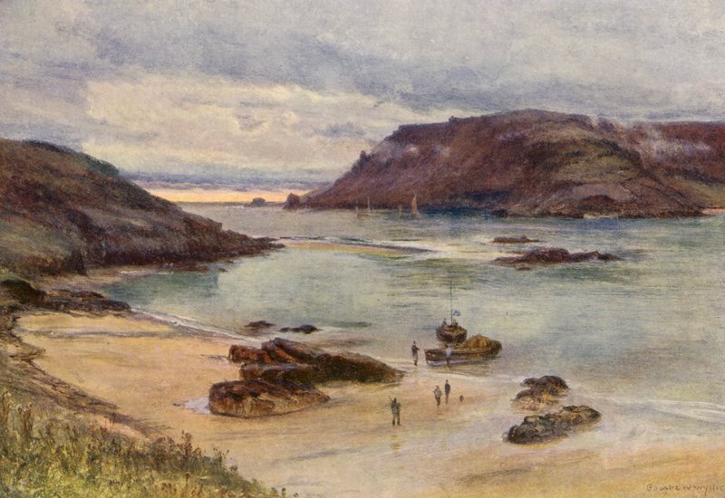 Salcombe Harbour by Charles William Wyllie