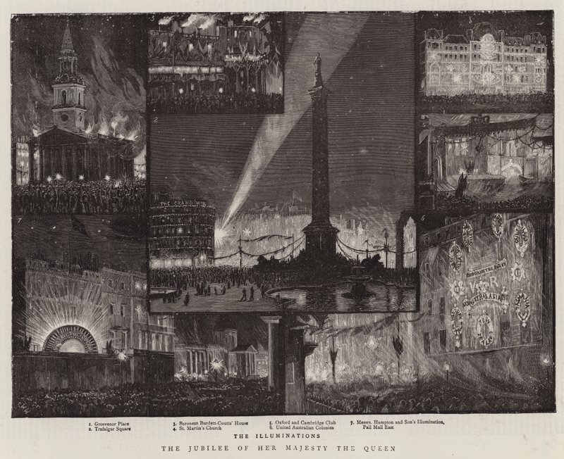 The Jubilee of Her Majesty the Queen by Charles William Wyllie