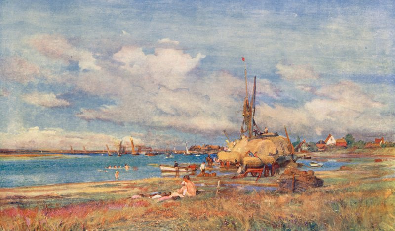 West Mersea, Mersea Island, Essex by Charles William Wyllie