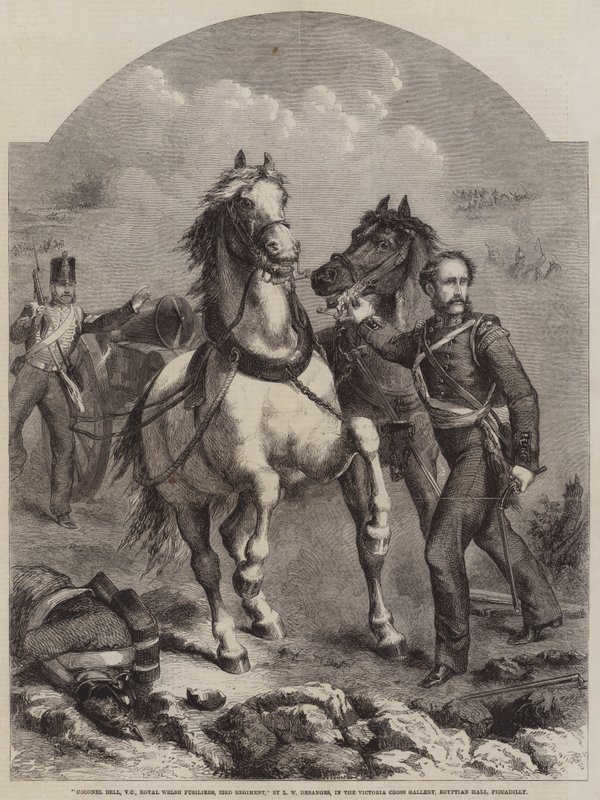 Colonel Bell, VC, Royal Welsh Fusiliers, 23rd Regiment by Chevalier Louis William Desanges