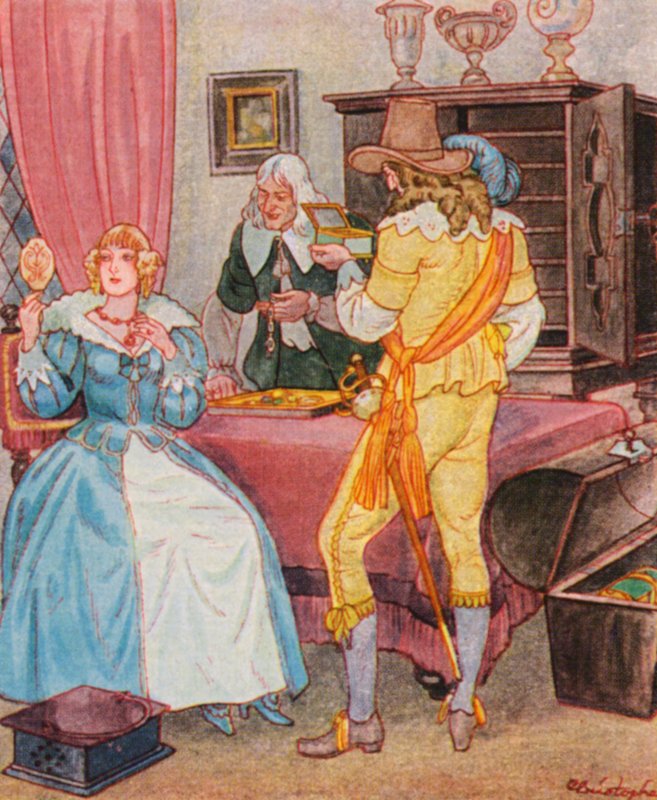 Visit to the Jeweler by Christophe (1856 1945)