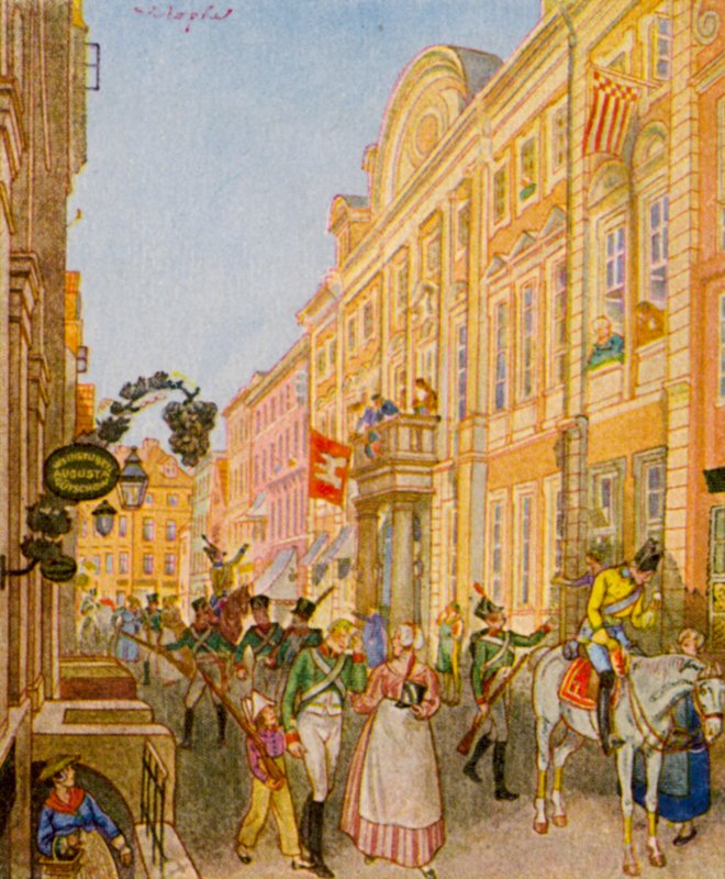 Hamburg Militia by Christophe (1856 1945)