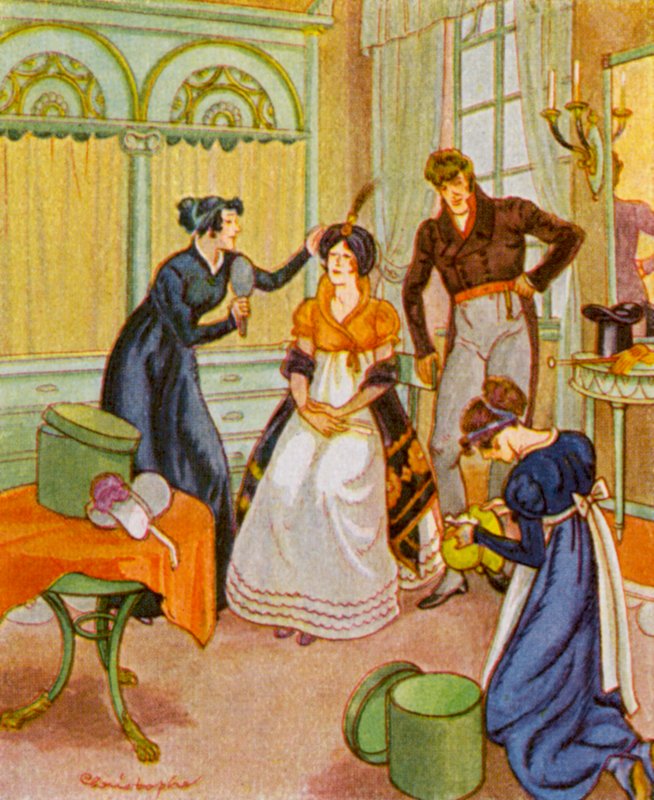 Fashion Salon by Christophe (1856 1945)