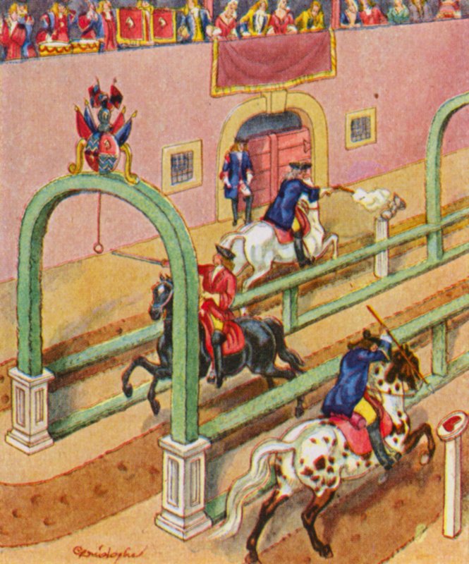 Ringelstechen / Ring Riding by Christophe (1856 1945)