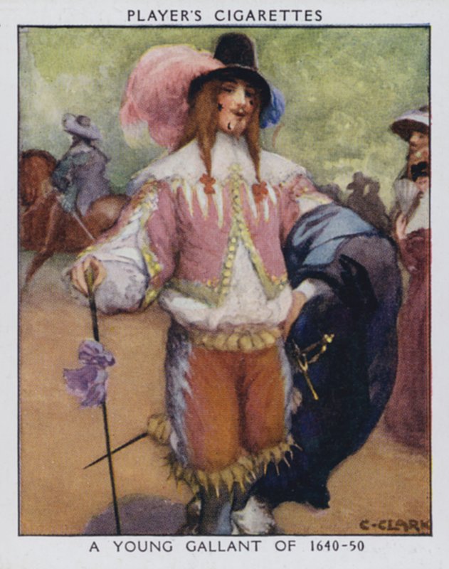 A young gallant of 1640-50 by Christopher (after) Clark