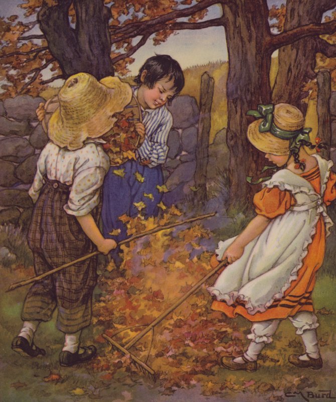 A Child’s Garden of Verses: Autumn Fires by Clara Miller Burd