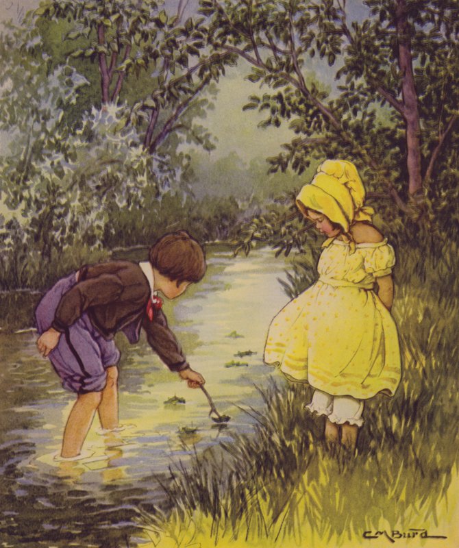 A Child’s Garden of Verses: Where Go the Boats? by Clara Miller Burd