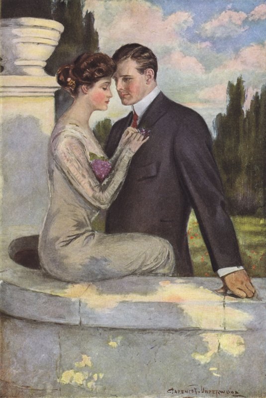 Violets, for faithfulness by Clarence F. Underwood