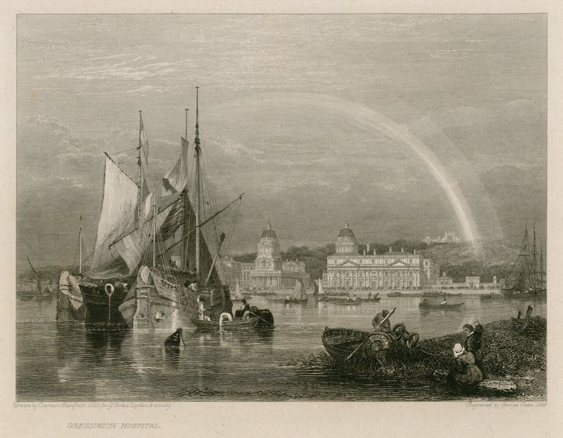 Greenwich Hospital, London by Clarkson Frederick Stanfield