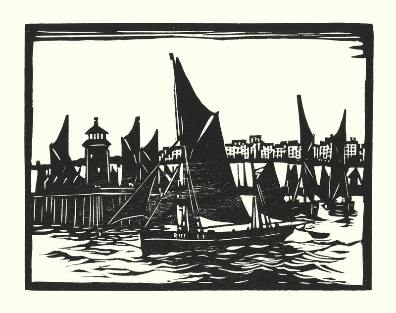 Fishing Boats and Barges: Ramsgate Trawlers by Cyril A. Wilkinson